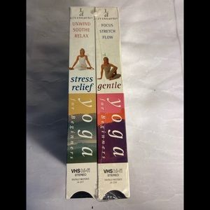 NEW Beginners Gentle Yoga Suzanne Deason 2 VHS
